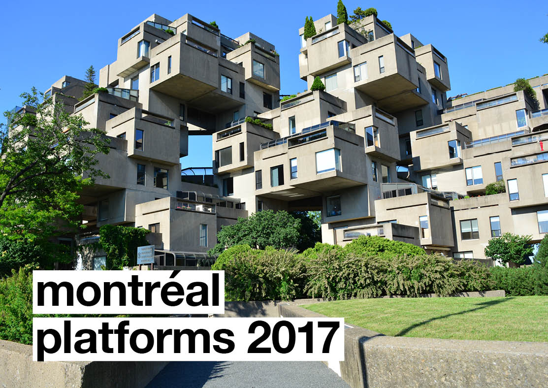 Montréal Platforms: Agenda Announcement and Call for Proposals