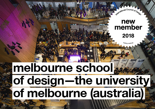New Member: Melbourne School of Design The University of Melbourne (Australia)