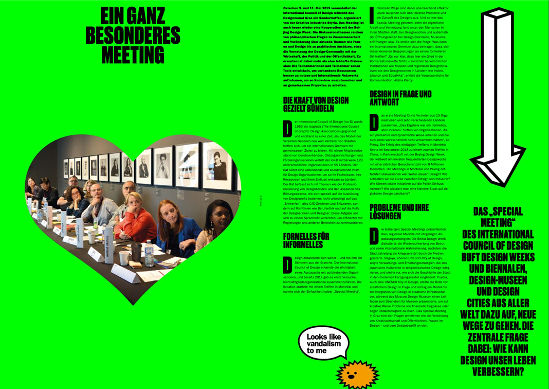 Special Meeting Feature in DesignMonat Magazine