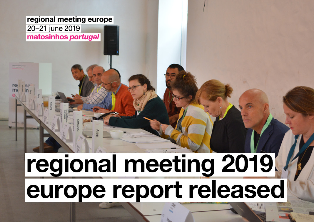 ico-D Regional Meeting (RM2019 EUROPE) Report