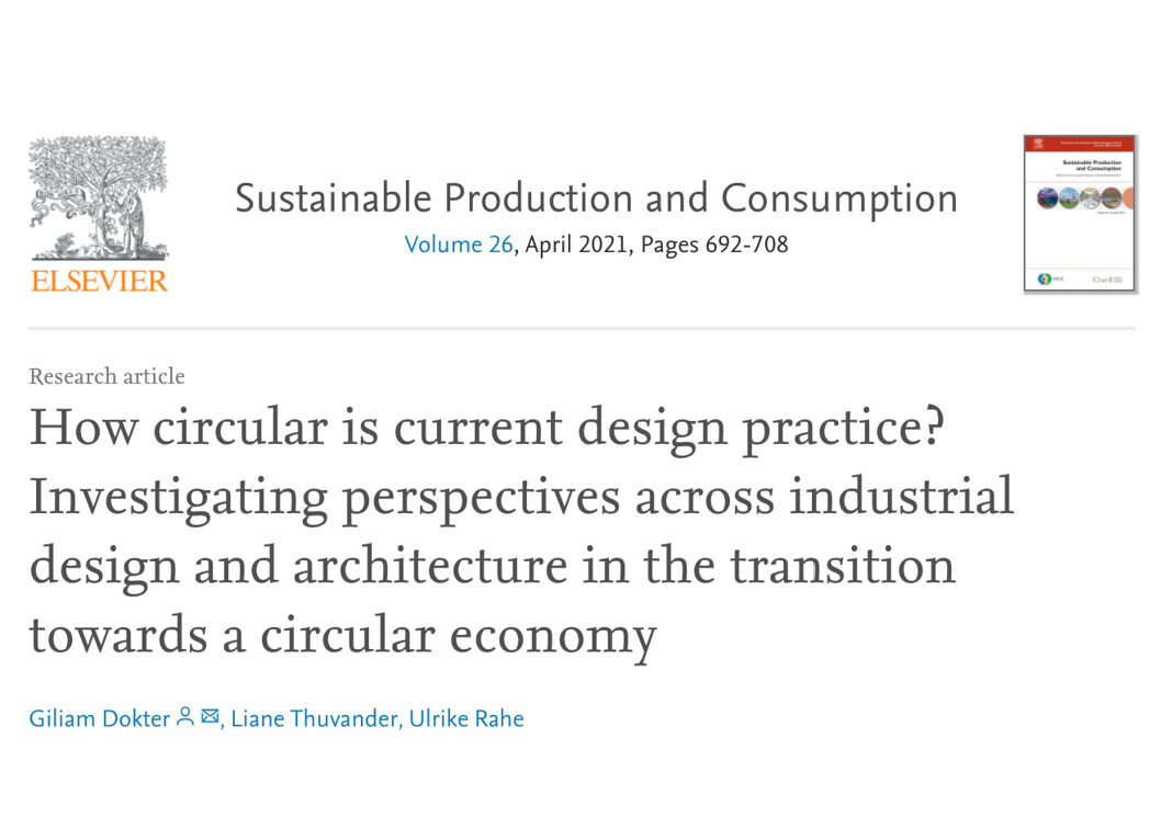 How circular is current design practice?