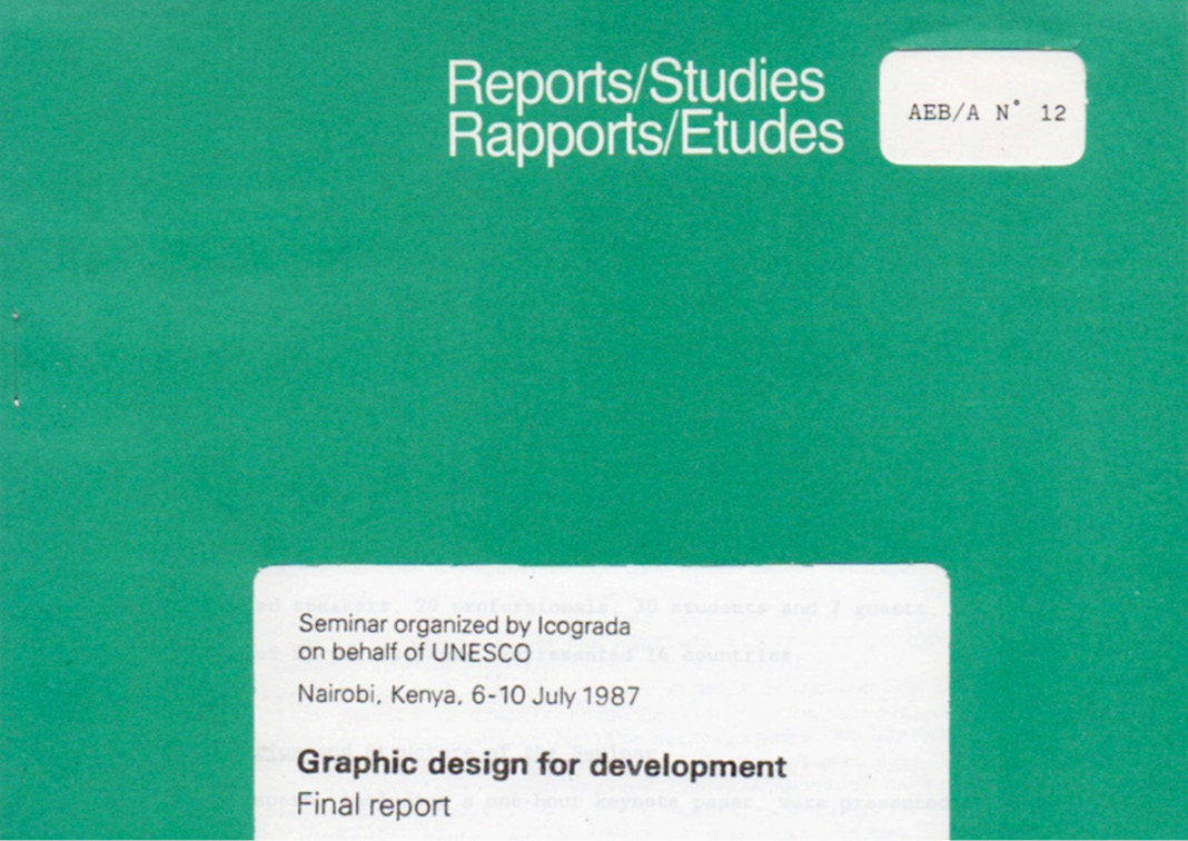Graphic Design for Development report